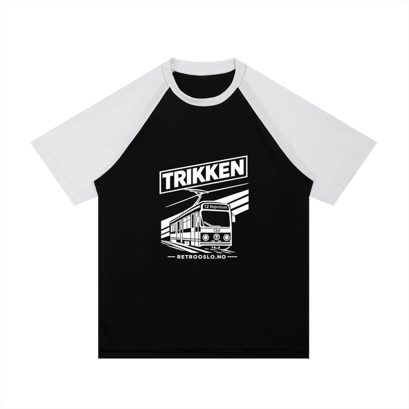 Trikken - Contrast Raglan Sleeve Mesh T-Shirt