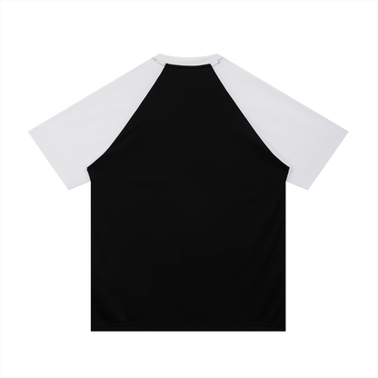 Trikken - Contrast Raglan Sleeve Mesh T-Shirt